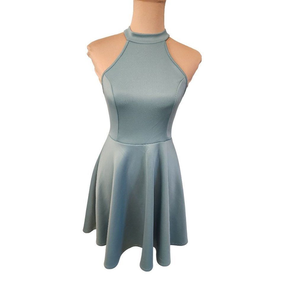 Charlotte Russe Small Blue Fitted Dress